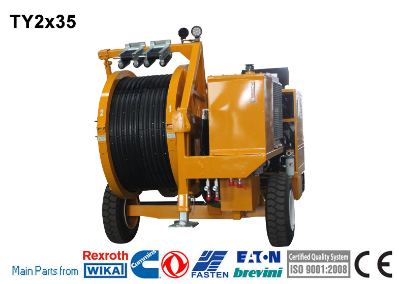 Cable Stringing Platform Transmission Line Stringing Tools Tension Stringing Hydraulic Cable ...