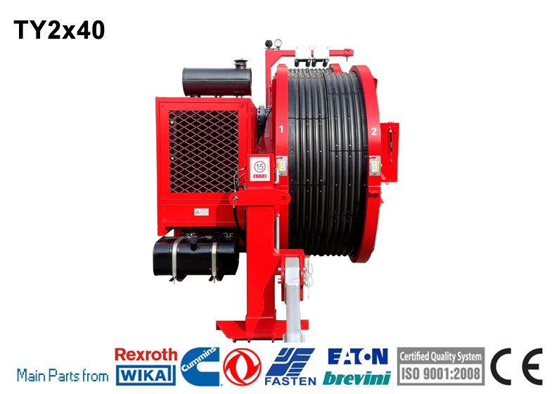 TY2x40-1800 Hydraulic Cable Rope Tensioner for Transmission Lines