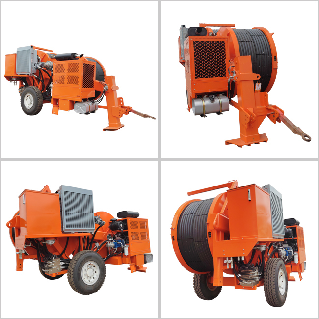 Transmission Line Stringing Rig Transmission Line Stringing Equipment Cable Pulling Hydraulic Tensioner